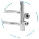 Рушникосушка водяна Laris Класік П8 500 х 800 б/в 1/2" мц 700 (71207284) Фото - 4