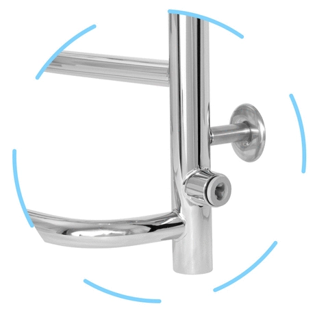 Рушникосушка водяна Laris Євромікс П10 500 х 900 б/в 1/2" мц 800 (71207370) Фото - 4