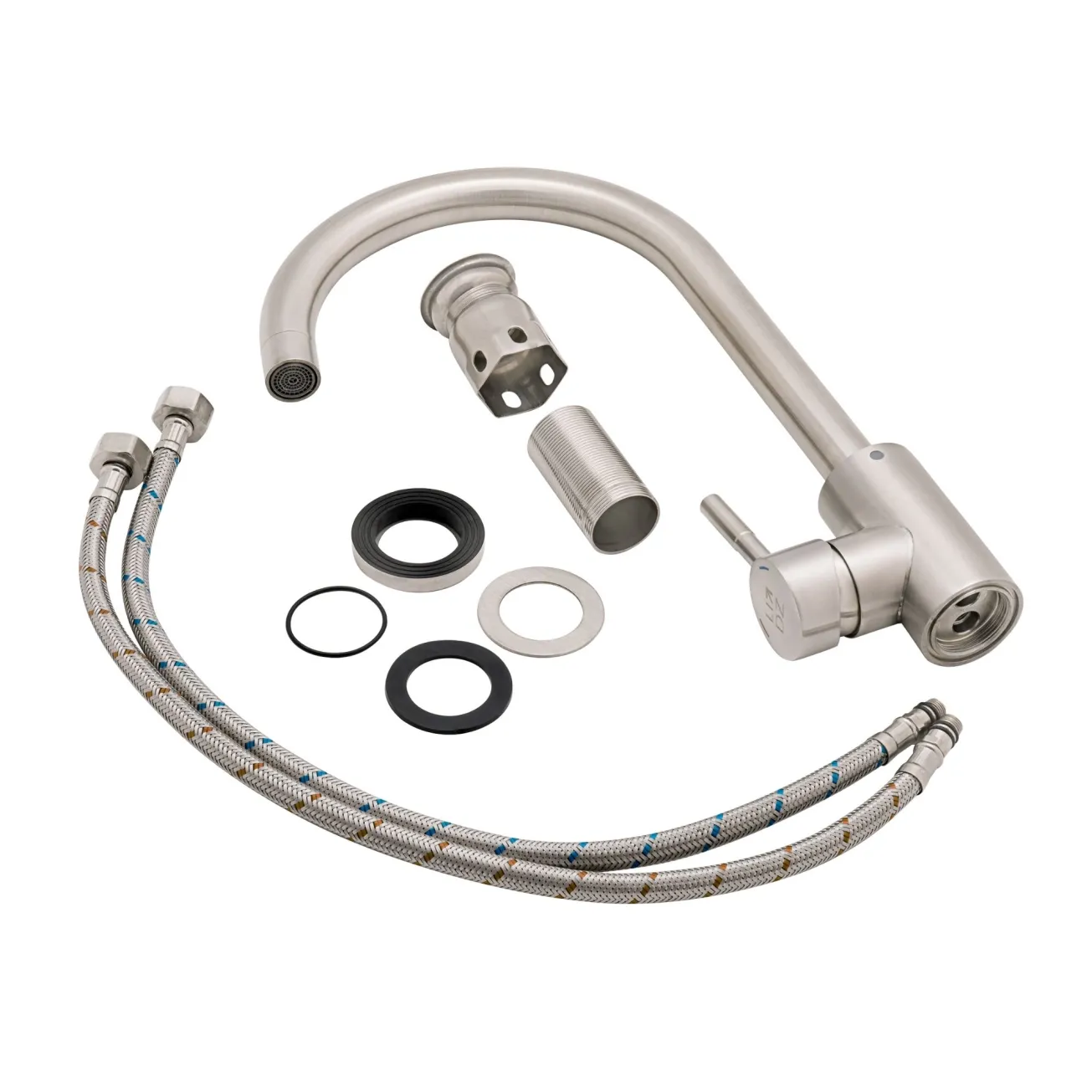 Смеситель для кухни Lidz Aria 015F (k35) LDARI015FNKS21689 Nickel Фото - 5