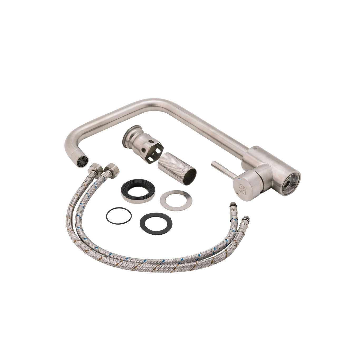 Змішувач для кухні Lidz Aria 015F1 (k35) LDARI015F1NKS21690 Nickel Фото - 5