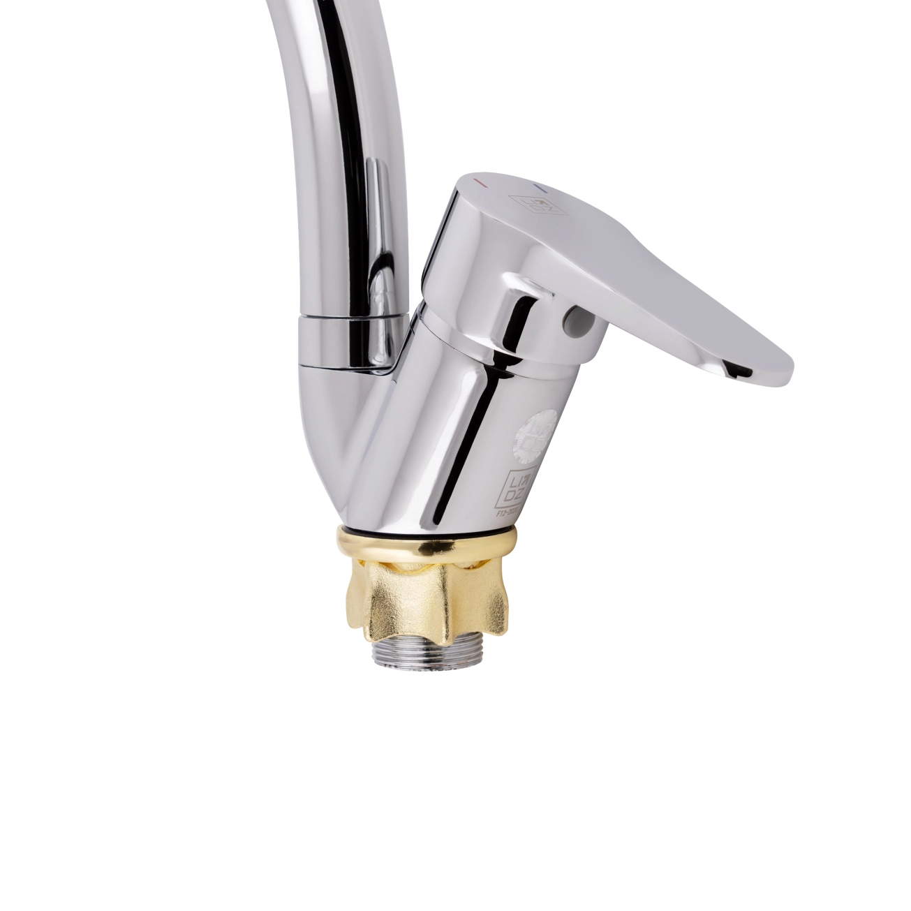 Змішувач для кухні Lidz Nicole 008F (k35) LDNIC008FCRM21877 Chrome Фото - 2