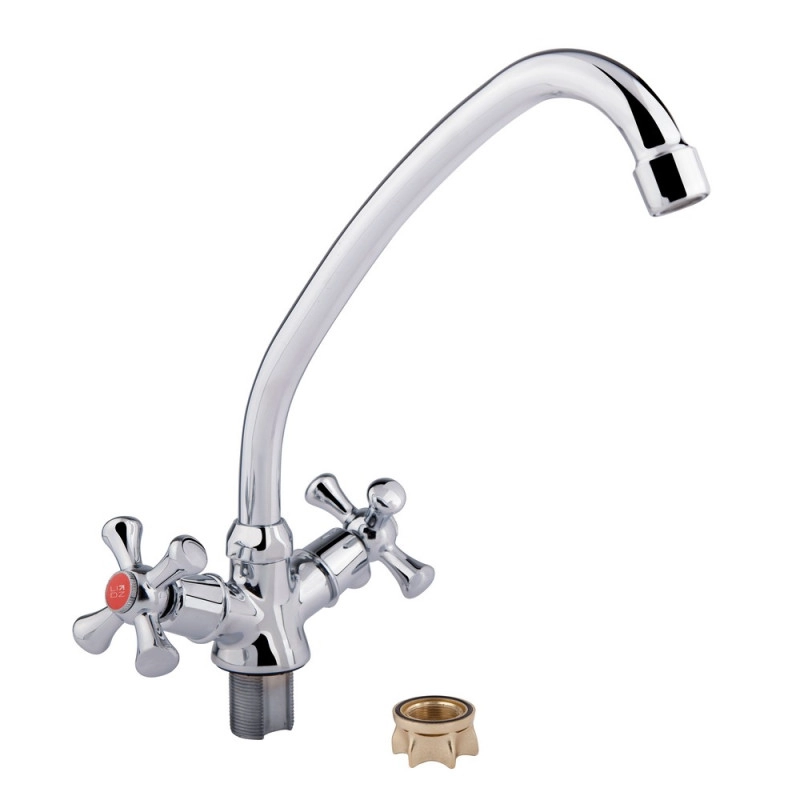 Змішувач для кухні Lidz Lamb 271F Chrome (SD00027986) Фото - 1