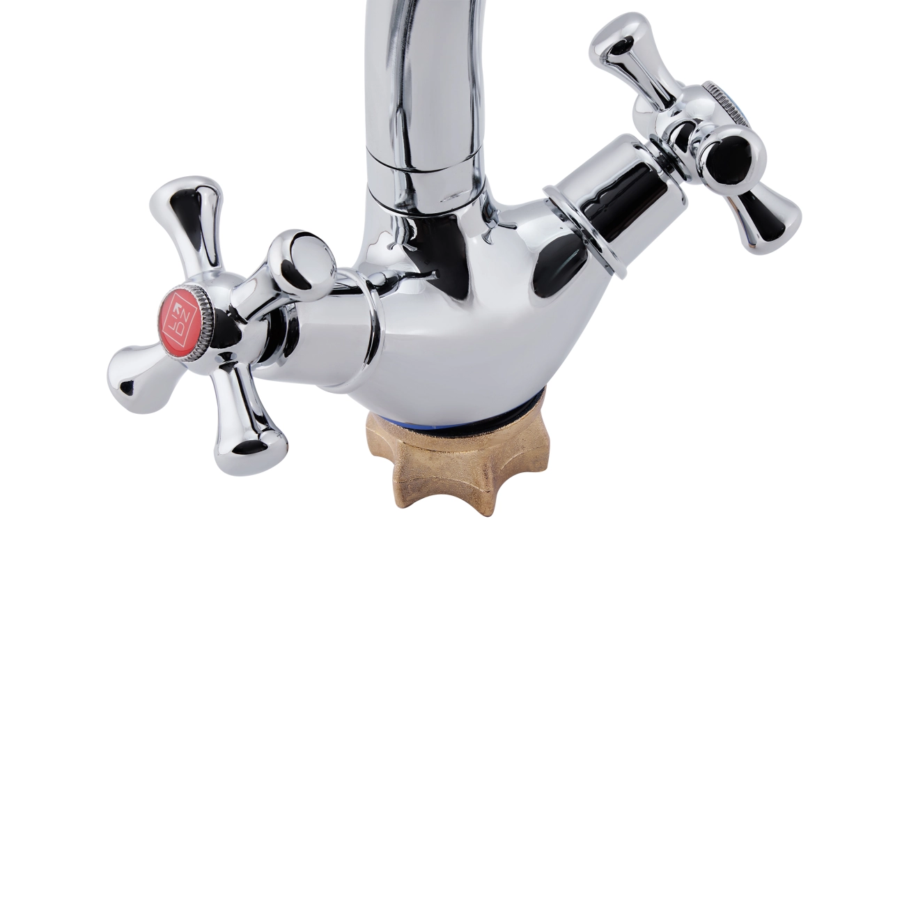 Смеситель для кухни Lidz Lamb 273F двухвентильный LDLAM273FCRM21890 Chrome Фото - 2