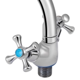 Змішувач для кухні Lidz Lamb 276F двохвентильний LDLAM276FCRM22019 Chrome Фото - 5