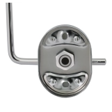 Держатель для туалетной бумаги Lidz Oreo 0303 LDORE0303CRM22152 Chrome Фото - 3