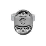 Стакан с держателем Lidz Oreo 0401 настенный (матовое стекло) LDORE0401CRM22163 Chrome Фото - 2