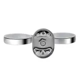 Стакан с держателем Lidz Oreo 0402 двойной настенный (матовое стекло) LDORE0402CRM22164 Chrome Фото - 2