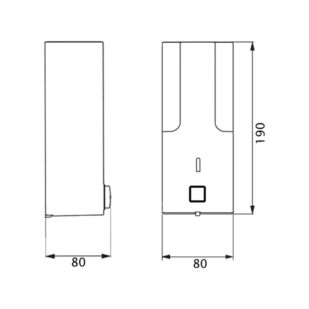 Дозатор для жидкого мыла Lidz Playa 0101 настенный 380 мл LDPLA0101WHI22316 White Фото - 1
