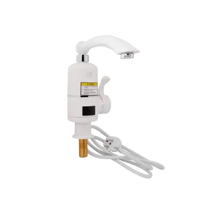 Проточный кран-водонагреватель кухонный Lidz Warm 057 LDWAR057WCR24983 White/Chrome