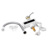 Проточний кран-водонагрівач кухонний Lidz Warm 058 LDWAR058WCR24985 White / Chrome Фото - 5