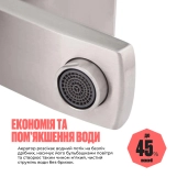 Смеситель для раковины Lidz Kubis 001F (k35) LDKUB001FNKS28534 Nickel Фото - 3