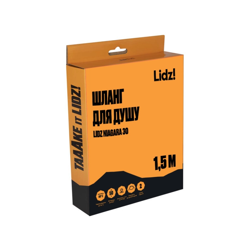 Шланг Lidz Niagara 30 1,5 м LDNIA30NKS28541 Nickel Фото - 1