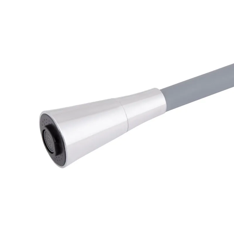 Змішувач для кухні Lidz Tani 007F3 з гнучким виливом Chrome/Grey (SD00037970) Фото - 2