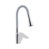 Смеситель для кухни Lidz Tani 007F3 с гибким изливом Chrome/Grey (SD00037970)