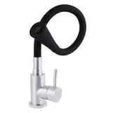 Смеситель для кухни Lidz Aria 015F31 с гибким изливом (k35) LDARI015F31BNK31872 Black/Nickel Фото - 2