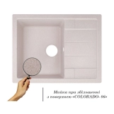Кухонна мийка Lidz 650x500/200 COL-06 (LIDZCOL06650500200) Фото - 2