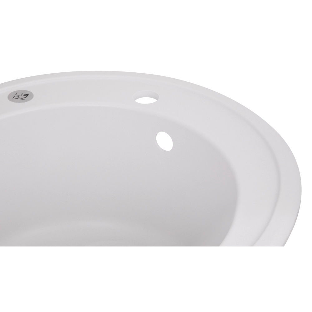 Кухонна мийка Lidz D510/200 WHI-01 (LIDZWHI01D510200) Фото - 4