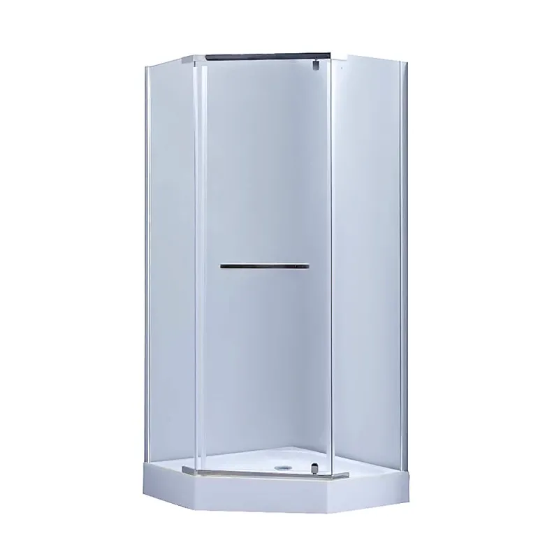Душевая кабина с поддоном Lidz Dozorca SC90x90.CRM.LOW.TR, пятиугольная (SD00039823)