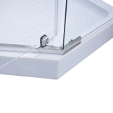 Душова кабіна з піддоном Lidz Dozorca SC90x90.CRM.LOW.TR, п`ятикутна (SD00039823) Фото - 4