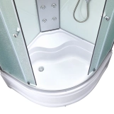 Гидромассажный бокс Lidz Tani SBM90x90.SAT.HIGH.FR, стекло Frost 4 мм Фото - 3