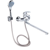 Змішувач для ванни Lidz Mars 005 (з душовим гарнітуром) Chrome (SD00040957)