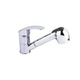 Змішувач для кухні Lidz Mars 011 з висувним виливом Chrome (SD00040963)