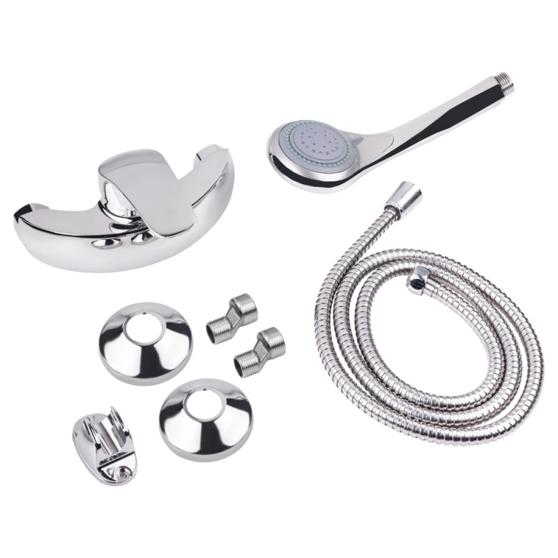 Змішувач для душу Lidz Mars 010 (з душовим гарнітуром) Chrome (SD00040996) Фото - 1