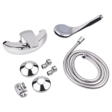 Змішувач для душу Lidz Mars 010 (з душовим гарнітуром) Chrome (SD00040996) Фото - 1