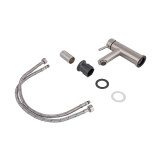 Змішувач для раковини Lidz Aria 001F (k35) LDARI001FNKS34937 Nickel Фото - 3
