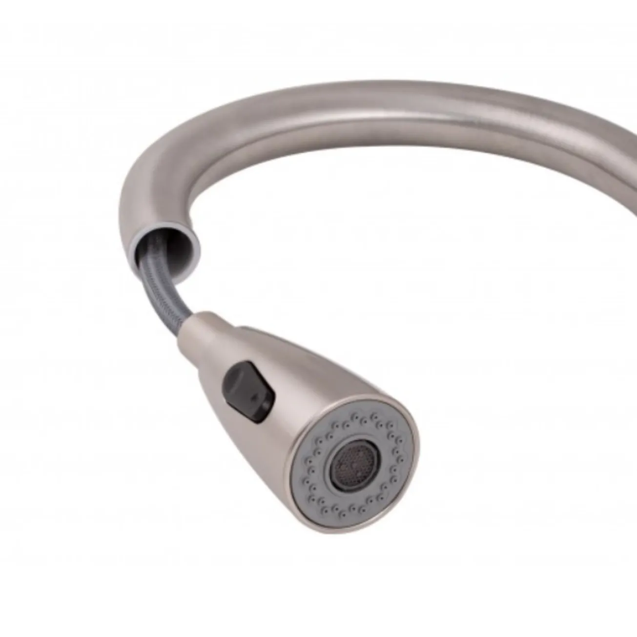Смеситель для кухни Lidz Aria 015FL с выдвижным изливом (k35) LDARI015FLNNKS34945 Nickel Фото - 4