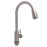 Смеситель для кухни Lidz Aria 015FL с выдвижным изливом (k35) LDARI015FLNNKS34945 Nickel