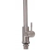 Смеситель для кухни Lidz Aria 015FL с выдвижным изливом (k35) LDARI015FLNNKS34945 Nickel Фото - 3