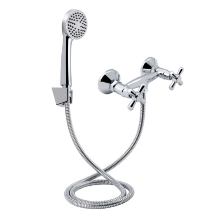 Змішувач для душу Lidz Dominox 363 (з душовим гарнітуром) Chrome (SD00041211)