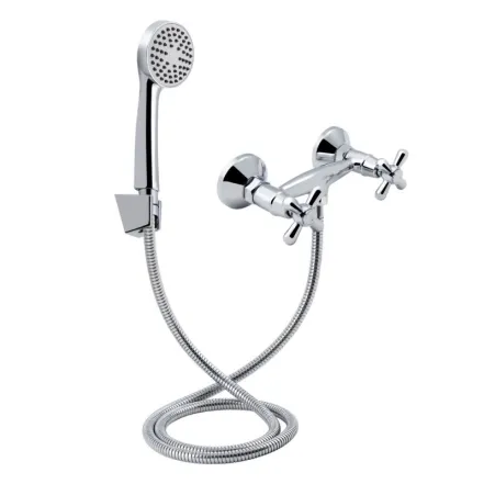 Змішувач для душу Lidz Dominox 363 (з душовим гарнітуром) Chrome (SD00041211)