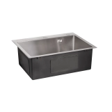 Мийка для кухні інтегрована Lidz Handmade H6050 (LDH6050BRU35371) Brushed Steel 3,0/1,0 мм Фото - 3