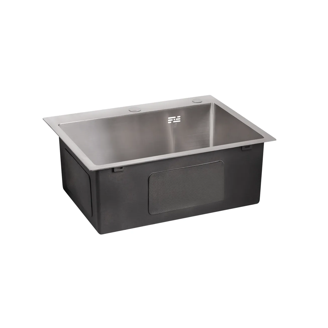 Мойка для кухни интегрированная Lidz Handmade H5045 (LDH5045BRU35383) Brushed Steel 3,0/1,0 мм Фото - 3