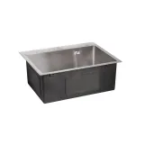 Мойка для кухни интегрированная Lidz Handmade H5045 (LDH5045BRU35383) Brushed Steel 3,0/1,0 мм Фото - 3