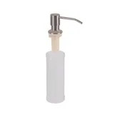 Мойка для кухни интегрированная Lidz Handmade H5845 (LDH5845BRU35384) Brushed Steel 3,0/1,0 мм Фото - 6