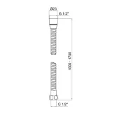 Шланг Lidz Niagara 06 1,5-1,7 м LDNIA06CRM35454 Chrome Фото - 3