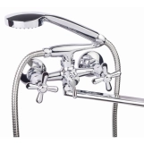 Смеситель для ванны Lidz Dominox 143 (с душевым гарнитуром) Chrome (SD00041633) Фото - 4