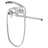 Змішувач для ванни Lidz Dominox 143 (з душовим гарнітуром) Chrome (SD00041633)