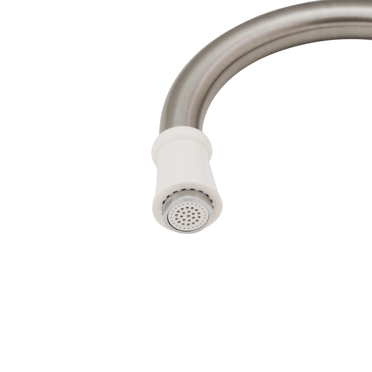 Проточний кран-водонагрівач кухонний Lidz Warm 059 LDWAR059WNK35878 White / Nickel Фото - 4
