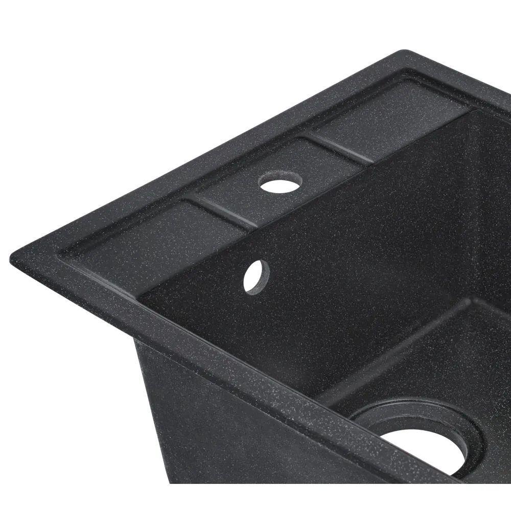 Кухонная мойка Lidz 460х515/200 BLA-03 (LIDZBLA03460515200) Фото - 4