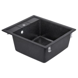 Кухонна мийка Lidz 460х515/200 BLA-03 (LIDZBLA03460515200) Фото - 3