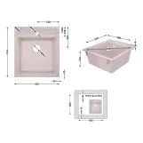 Кухонная мойка Lidz 460х515/200 COL-06 (LIDZCOL06460515200) Фото - 1