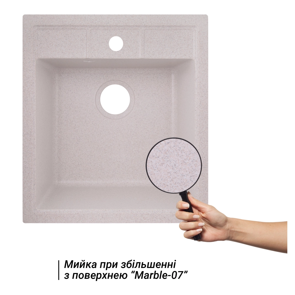 Кухонная мойка Lidz 460х515/200 MAR-07 (LIDZMAR07460515200) Фото - 2