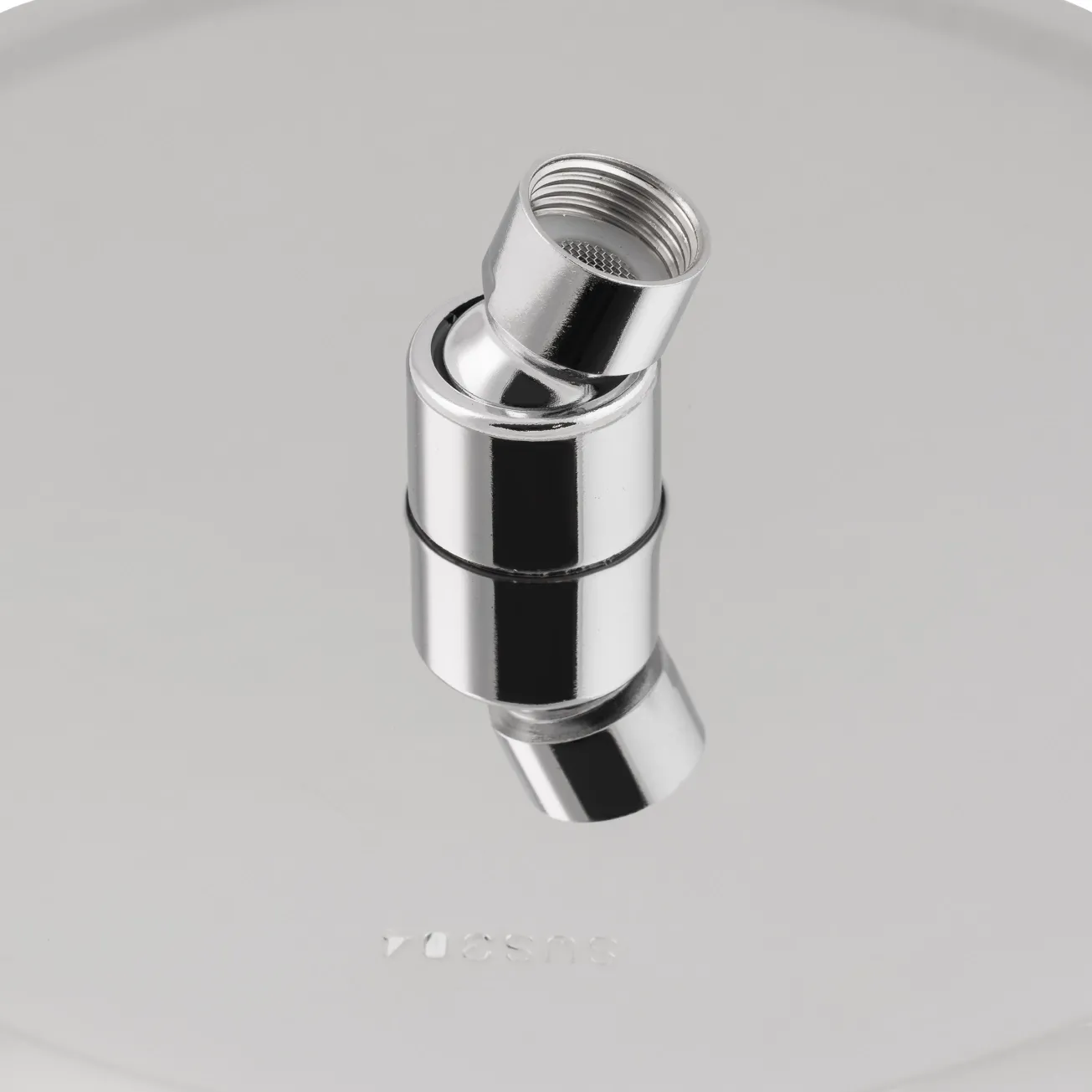 Лійка для верхнього душу Лейки Lidz Лейка 125 245 мм округла LDNIA125NKS37518 Chrome Фото - 3