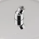 Лійка для верхнього душу Лейки Lidz Лейка 125 245 мм округла LDNIA125NKS37518 Chrome Фото - 3