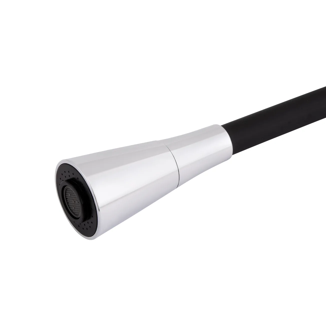 Змішувач для кухні Lidz Tani 007F3 з гнучким виливом (k40) LDTAN007F3BCR37649 Chrome/Black Фото - 3