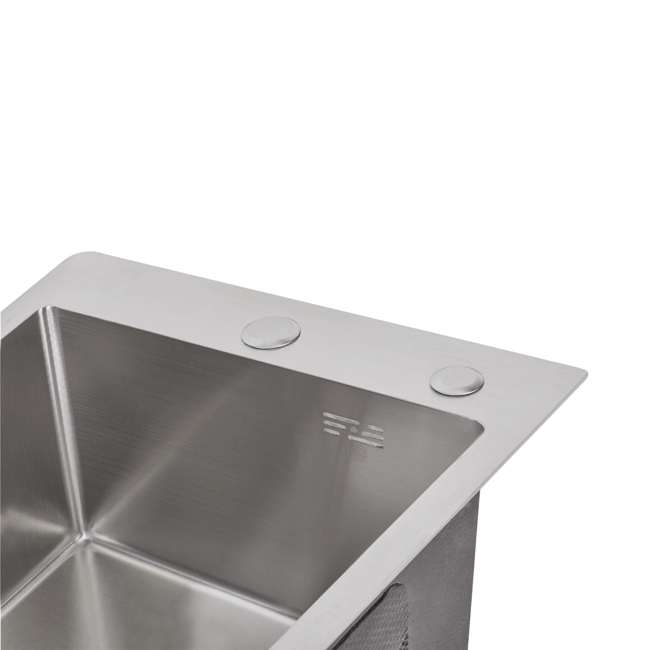 Мийка для кухні інтегрована Lidz Handmade H4050 (LDH4050BRU39258) Brushed Steel 3,0/1,0 мм Фото - 5
